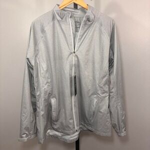 Walter Hagans women's rain jacket XL heather grey